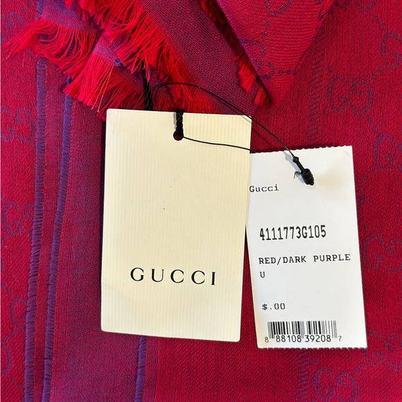 Gucci Summer Scarf Pink/Purple - Picture 4 of 7